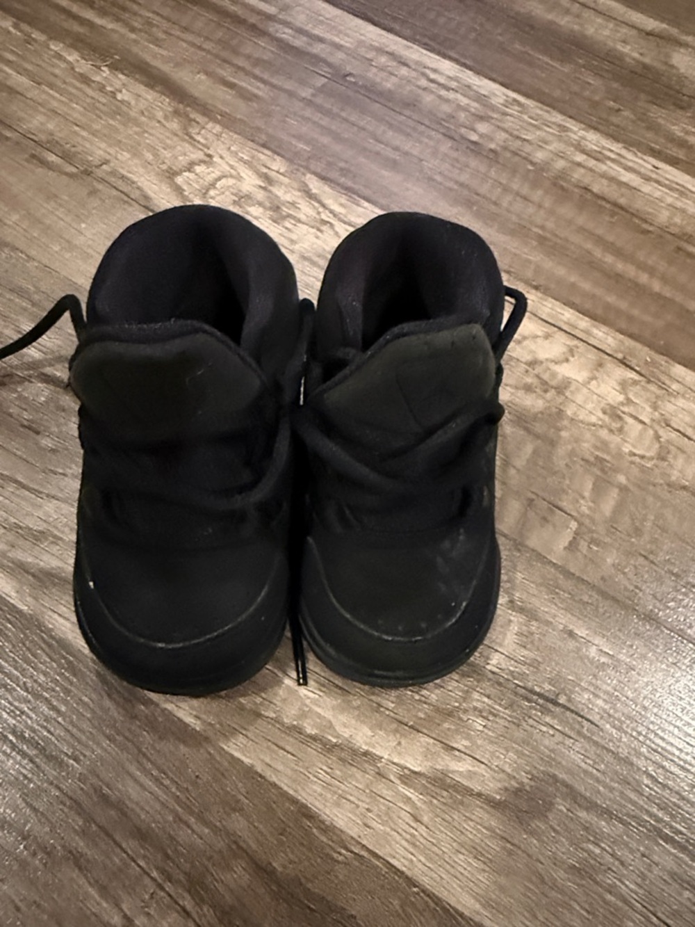 Jordan Kids Black High-Top Boots